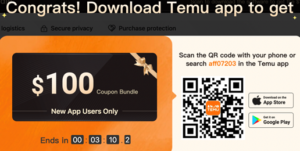 Exclusive TEMU promo code