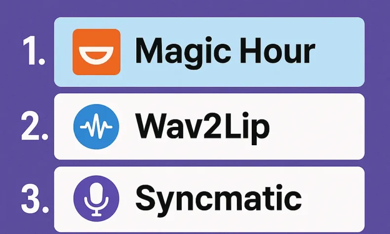 Best AI Lip Sync Tools of 2025 Magic Hour Tops the List