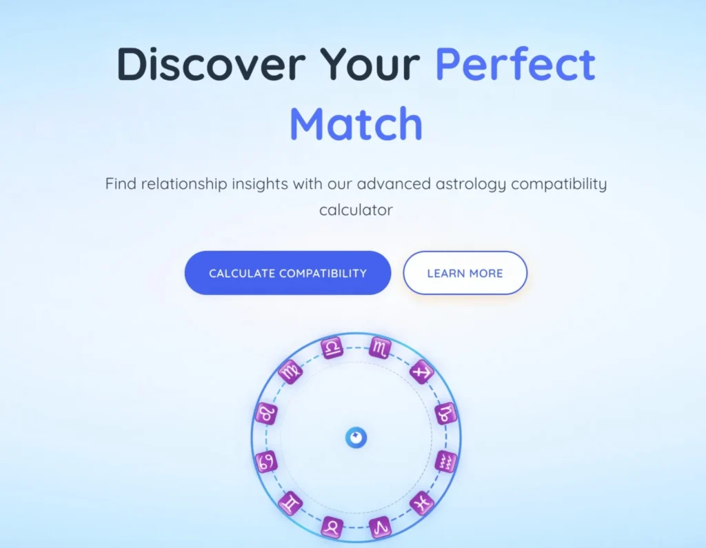 Compatibility Calculator Launches Advanced Zodiac Compatibility